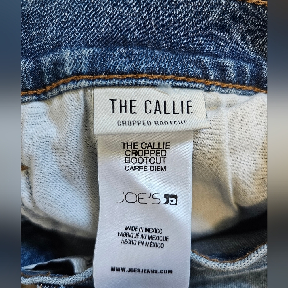 Joe's Jeans Women's The Callie Cropped Bootcut Size 28, Carpe Diem, New! - Picture 8 of 11